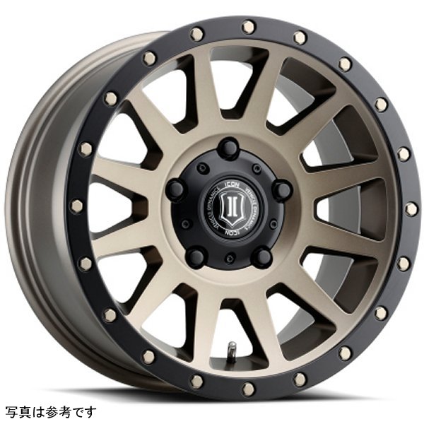 ICON Compression 17x8.5 5x150 25mm Offset 5.75in BS 110.1mm Bore Bronze Wheel ICO2017855557BR WO店