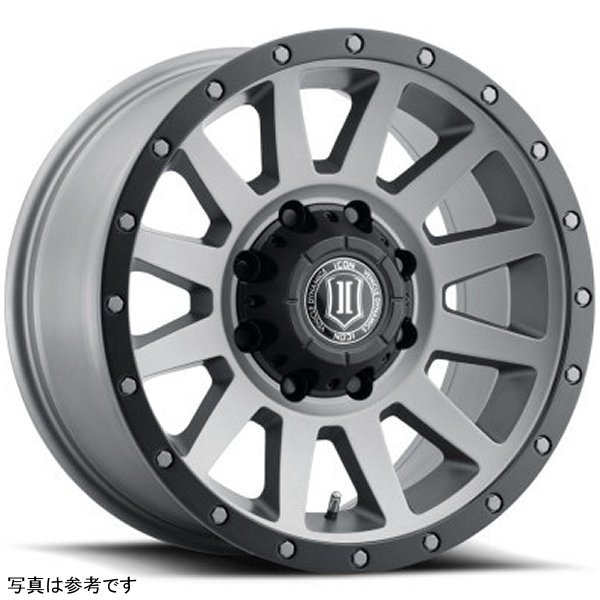 ICON Compression HD 18x9 8x170 6mm オフセット 5.25in BS Titanium ホイール ICO2018908152TT WO店