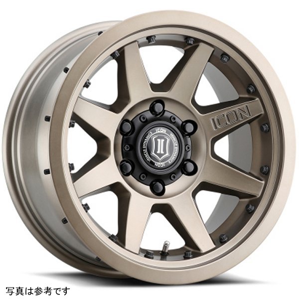 ICON Rebound Pro 17x8.5 6x5.5 0mm オフセット 4.75in BS 106.1mm Bore Bronze ホイール ICO21817858347BR WO店