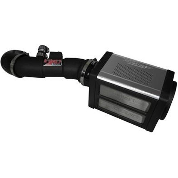 Injen 04-10 QX56 / 04年-12年 Amada/Titan V8 5.6L w/Power Box リンクルブラック Power-Flow エアインテークシステム INJPF1950-1WB WO店