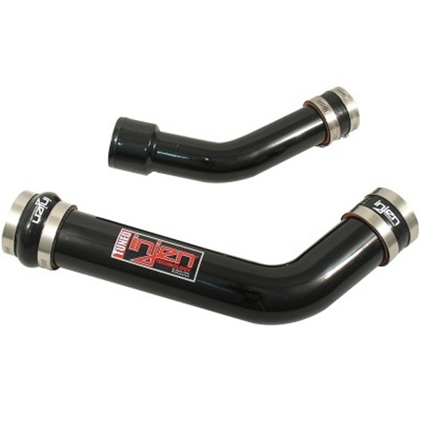 Injen 2009-11 Lancer Ralliart 2.0L Turbo ブラック アッパー インタークーラー Pipe Kit INJSES1837ICPBLK WO店