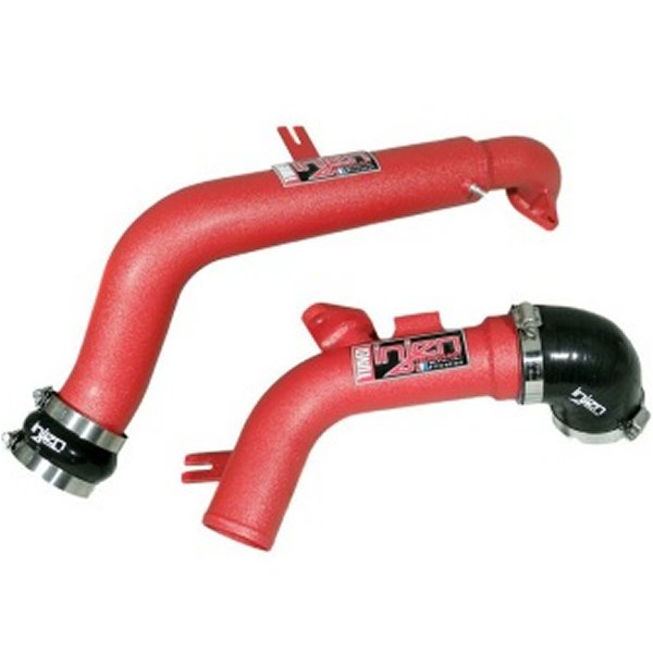 Injen 11-14 ニッサン Juke 1.6L Nismo Turbo アッパー インタークーラー Piping Kit - リンクルレッド INJSES1900ICPWR WO店