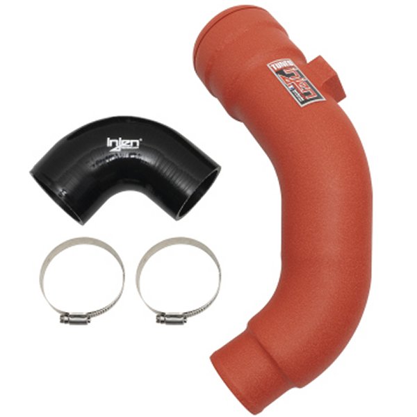 Injen 17-22 フォード F250/F/350/F-450/F-550 V8-6.7L Turbo Diesel Wrnkl Red インタークーラー Cold Side Piping INJSES9004ICPCWR WO店