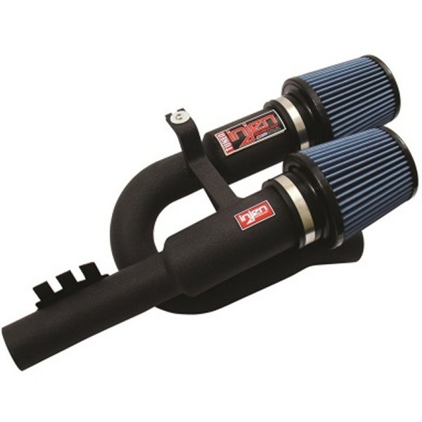 Injen 07年-09年 335i E92 / 08年-09年 135i E82 3.0L L6 Twin インテーク リンクルブラック ショート Ram Intake INJSP1125WB WO店