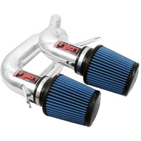 Injen 08年-09年 535i E60 3.0L L6 Twin インテーク & AMSオイルフィルターs Polished ショート Ram Intake INJSP1130P WO店