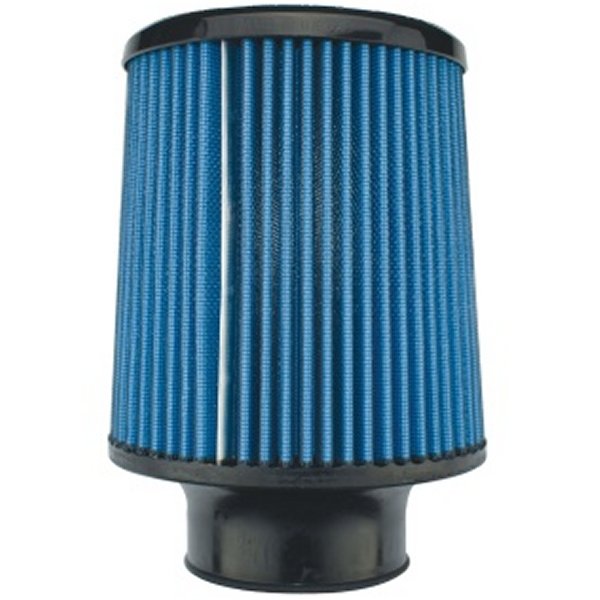 Injen SuperNano Web Dry エアフィルター - 3.00 フィルター / 6in Base / 6.3in Tall / 5.350in Top INJX-1103-BB WO店