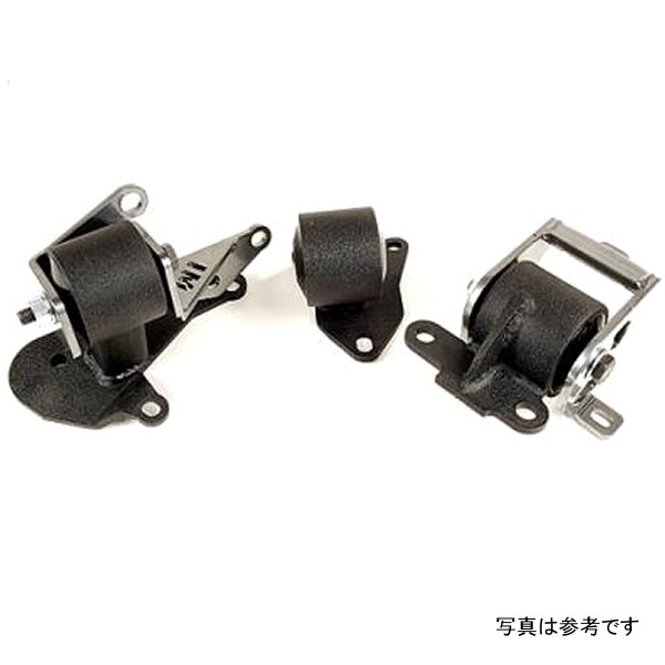 Innovative 96-00 Civic H-Series Black Steel Mounts 75A Bushings INM20050-75A WO店 その他バイク用品