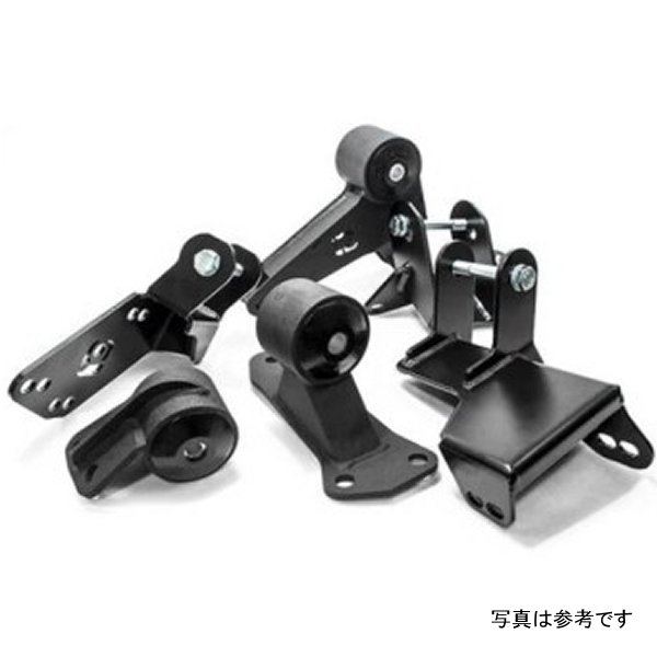 Innovative 96-00 Civic K-Series Black Steel Mounts 75A Bushings (EG/DC Subframe) INM90051-75A WO店