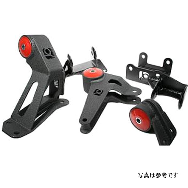 Innovative 94年-01年 Integra K-Series ブラック Steel Mounts 75A ブッシング (Not K24 Trans) INM90150-75A WO店