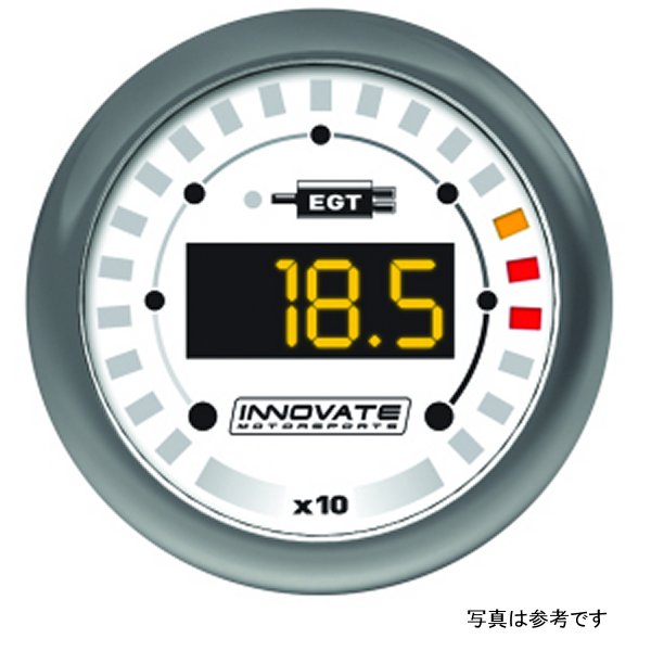 Innovate MTX Digital エキゾースト Gas Temperature (EGT) ゲージ キット INN3854 WO店