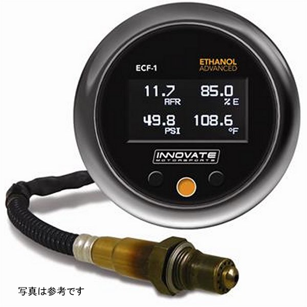 Innovate ECF-1 (フューエル) Ethanol Advanced Complete ゲージ キット INN3903 WO店