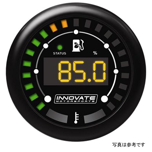 Innovate MTX-D Ethanol Content & フューエル Temp Complete ゲージ キット - ブラック Dial INN3904 WO店