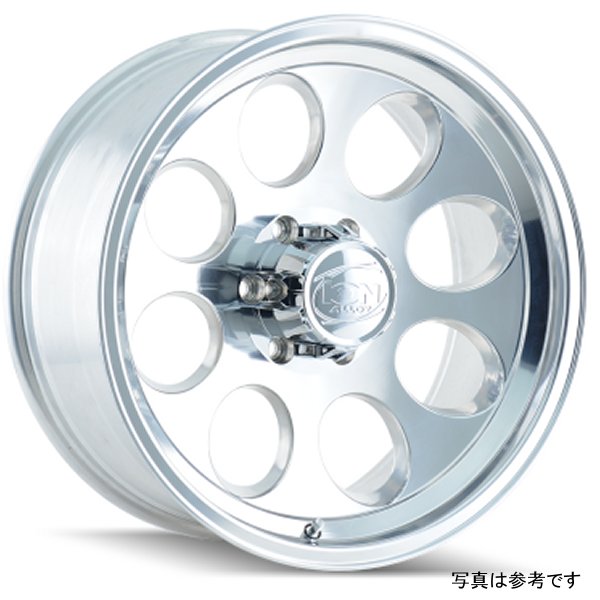 ION Type 171 15x8 / 5x114.3 BP / -27mm オフセット / 83.82mm Hub Polished ホイール ION171-5865P WO店