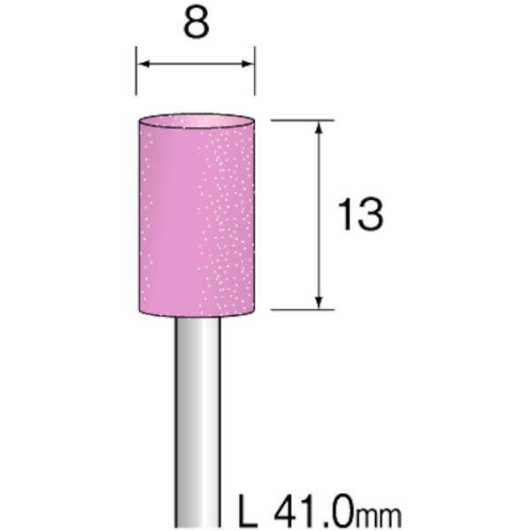 ミニター(株) ミニモ 精密砥石 SP砥粒＃100 φ8 (10本入) JA3046-TN WO店
