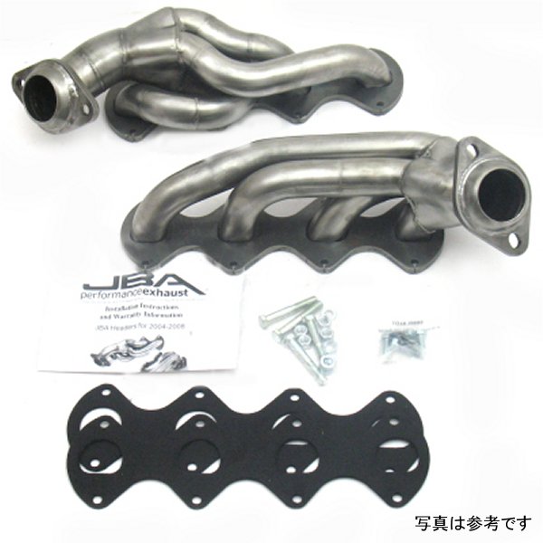 JBA 04年-10年 フォード F-Series 5.4L 3V 1-5/8in Primary Raw 409SS Cat4Ward Header JBA1676S WO店