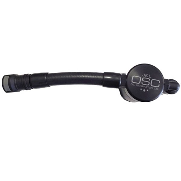 J&L 05年-10年 フォード Mustang GT Driver Side Oil セパレーター 3.0 V2 - ブラック アノダイズド JLT3051D-B WO店