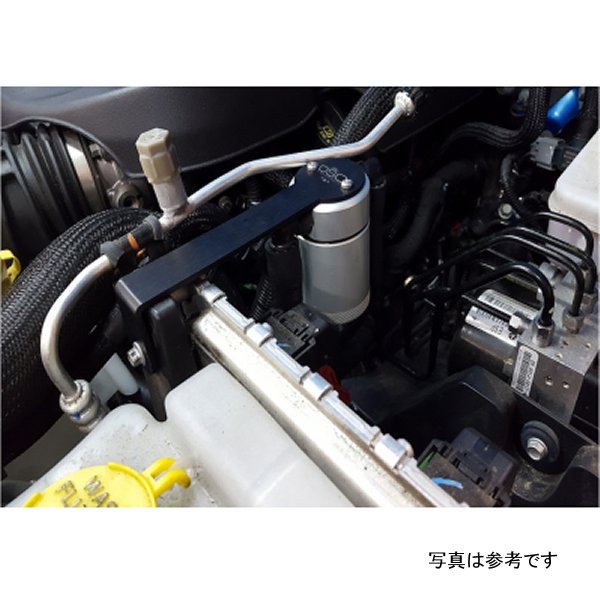 J&L 12年-17年 ジープ ラングラー JK 3.6L Passenger Side Oil セパレーター 3.0 - クリア アノダイズド JLT3064D-C WO店