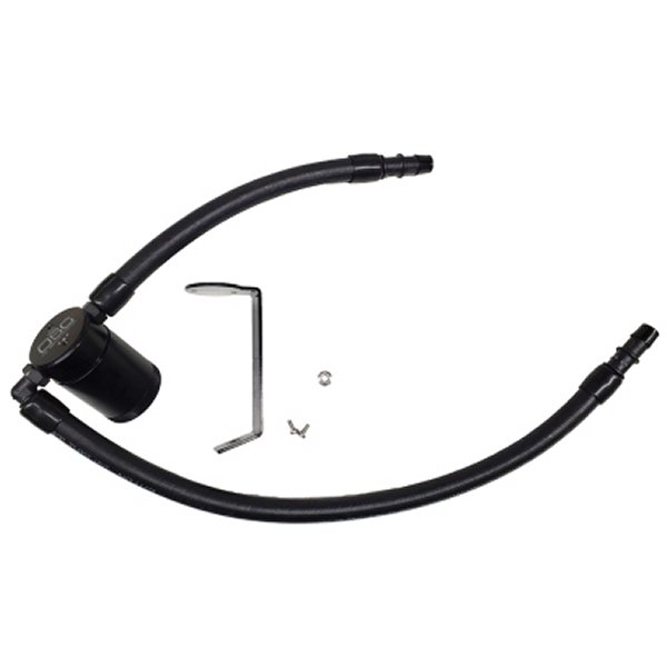 J&L 11年-23年 3.6L V6 ダッジ Charger/Challenger/Chrysler 300C Oil セパレーター 3.0 - ブラック アノダイズド JLT3068P-B WO店