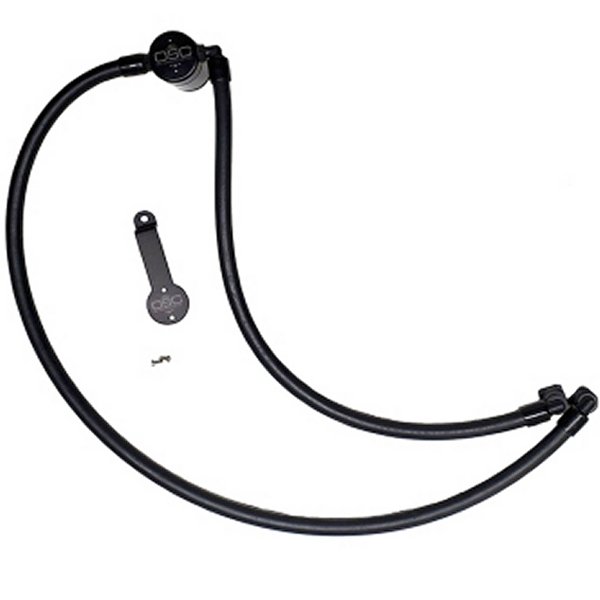 J&L 20年-24年 ジープ ラングラー 2.0L Driver Side Oil セパレーター 3.0 - ブラック アノダイズド JLT3070D-B WO店