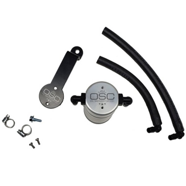 J&L 16年-23年 トヨタ Tacoma 3.5L Driver Side Oil セパレーター 3.0 - クリア アノダイズド JLT3104D-C WO店