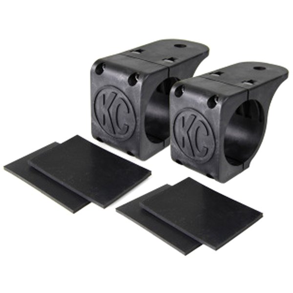 KC HiLiTES Universal Tube Clamp ライト Mount ブラケット セット / 2.25in. to 2.5in. Bar (2個) KCL73081 WO店