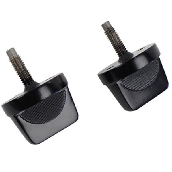 Kentrol 76-95 Jeep CJ/Wrangler YJ Windshield Knobs Pair - Powdercoat Black ken50510 WO店の通販は