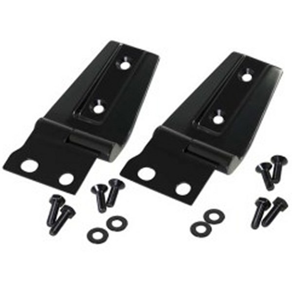 Kentrol 07年-18年 ジープ ラングラー JK Hood Hinge 2個 - Powdercoat ブラック KEN50572 WO店