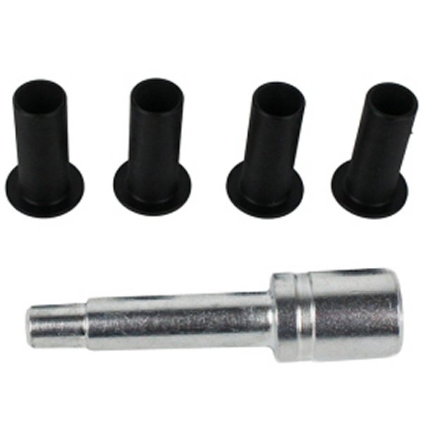 Kentrol ジープ CJ/ YJ/ TJ Door Hinge Liner - Textured ブラック KEN70005 WO店