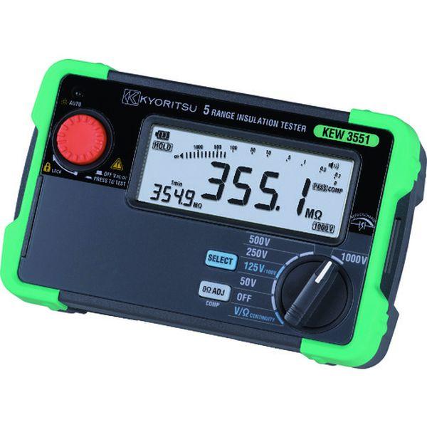 共立電気計器(株) KYORITSU デジタル絶縁抵抗計(6レンジ) KEW3551-TN WO店