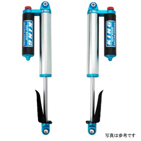 King ショック 2020+ ジープ Gladiator リヤ 2.5 Dia Piggyback Res ショック for 2.5in-5in リフト w/Adj (2個) KIN25001-380A WO店
