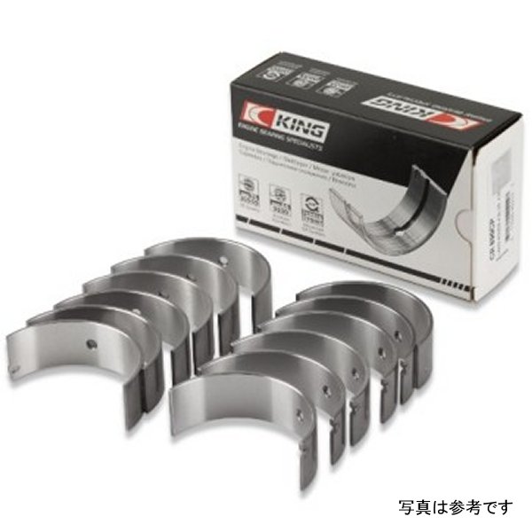 King ミツビシ 181CI 3.0L 6G72 V6 / 152CI 2.5L 6G73 V6 (Size STD) Rod ベアリングセット KINGCR6629AM WO店