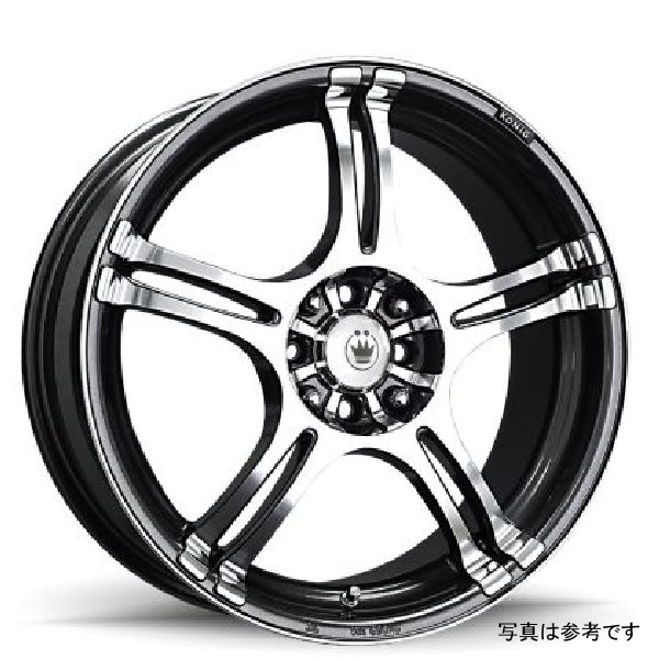 Konig Incident 13x5.5 8x100/114.3 ET38 Graphite KNG1N53D04386 WO店