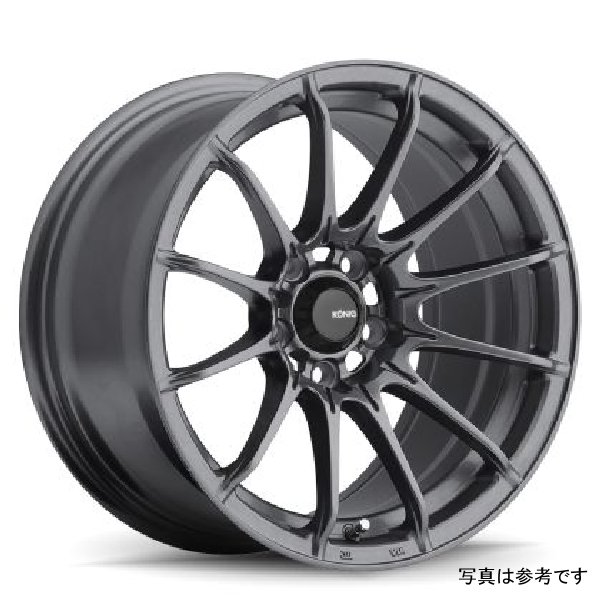 Konig Dial In 15x9 4x100 ET35 Matte Grey KNGDI5910035G WO店