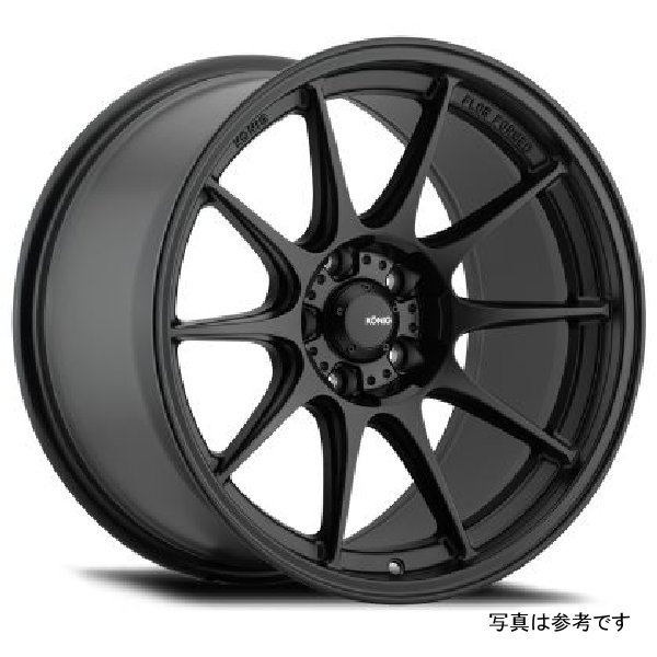Konig Dekagram 18x9.5B 5x100 ET35 Semi-Matte ブラック KNGDK98510355 WO店