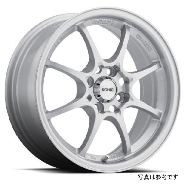 Konig Helium 15x6.5 4x100 ET40 シルバー KNGHE65D0440S WO店