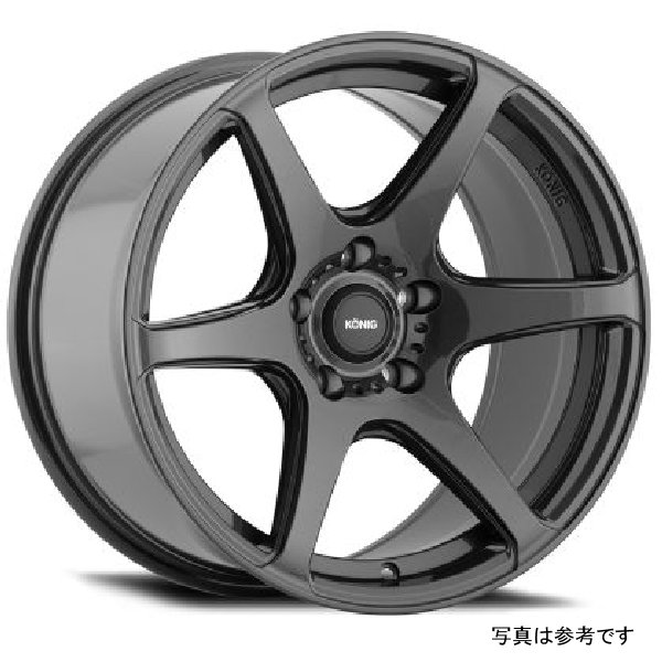 専用　購入不可 Konig Tandem 18x8 5x114.3 ET45 Gloss Graphite KNGTM88514456 WO店