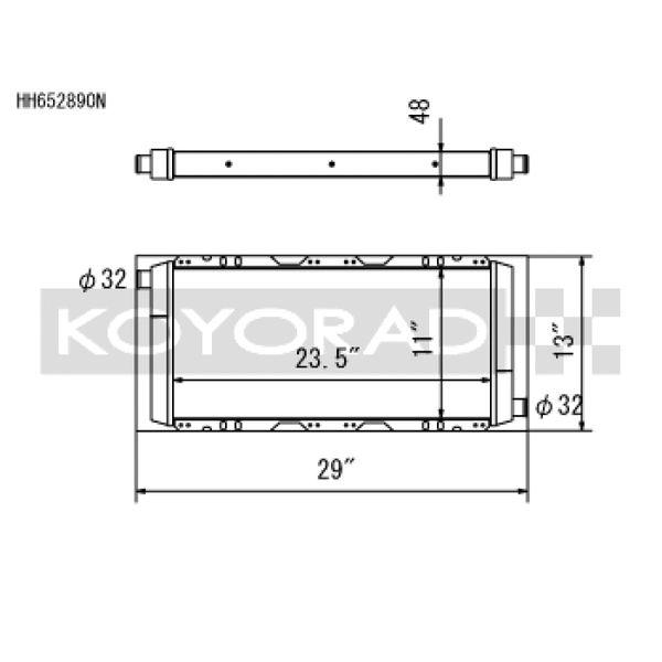 Koyo 05-11 Lotus Elise/Exige 1.8L I4 Radiator koyHH652890N WO店