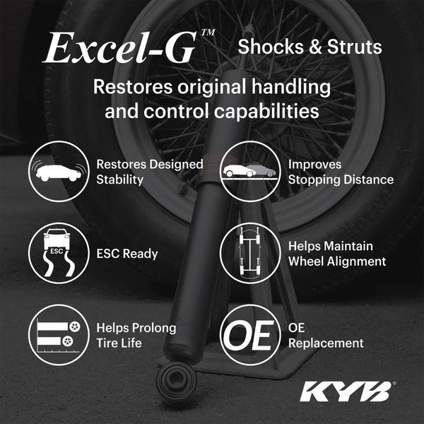 KYB 14-20 FIAT 500L Excel-G Gas Shock - Rear kyb3410121 WO店_1