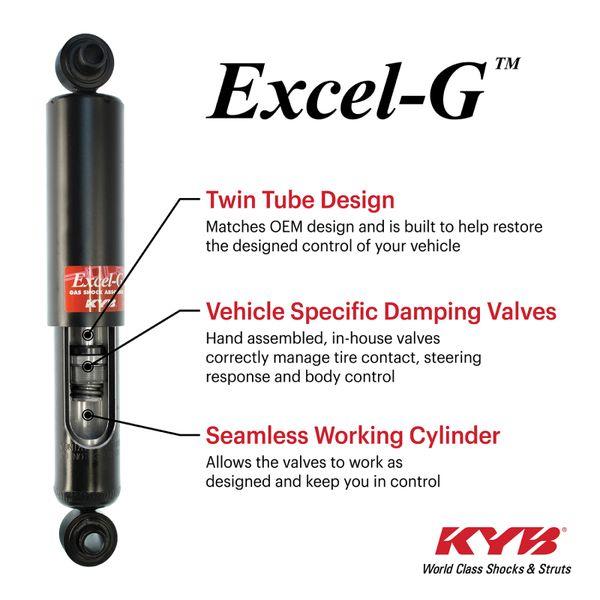 KYB 20-23 Buick Encore GX / 21-23 Chevrolet Trailblazer Excel-G Gas Shock - Rear kyb3430124 WO店