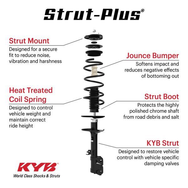 KYB 09-11 Nissan Frontier PRO-4X RWD / 13-19 Frontier Desert Runner RWD Strut-Plus Assembly - Front kybSR4800 WO店 37,889円