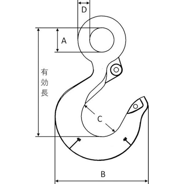 L320AN3.2  クロスビー社 クロスビー アイフック 基本使用荷重3.2t L320AN3-2-TN WO店