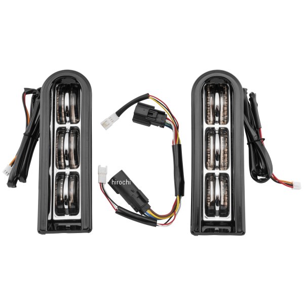 レトリックライティング LETRIC LIGHTING フィラーサポートライト サドルバッグ 14年-21年 FLH、FLT 黒 赤色LED LE0071-TR WO店