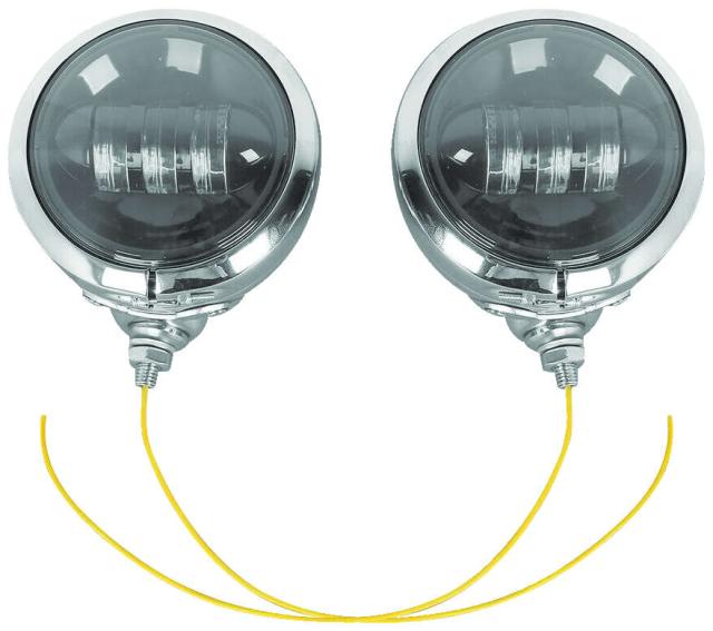 レトリックライティング LETRIC LIGHTING 4.5インチ パッシングランプ 黒/クローム LE0092-TR WO店