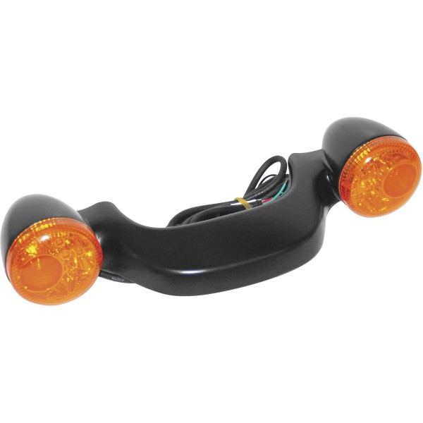 レトリックライティング LETRIC LIGHTING リア ライトバー LEDウインカー 10年-20年 FLHX 黒 アンバーレンズ LE0117-TR WO店