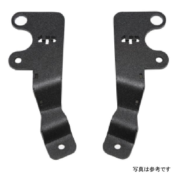 LP Aventure 13-17 Subaru Crosstrek Hood Light Brackets - Powder Coated (Pair) lpaFLP-CTA-15-HBL-KIT+OPC WO店の通販は