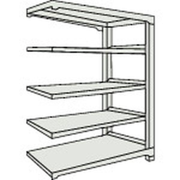 M1.55435B スチールラック M1.5型軽中量棚 1160X295XH1500 5段連結 ネオグレー M1-5-5435B WO店の通販は