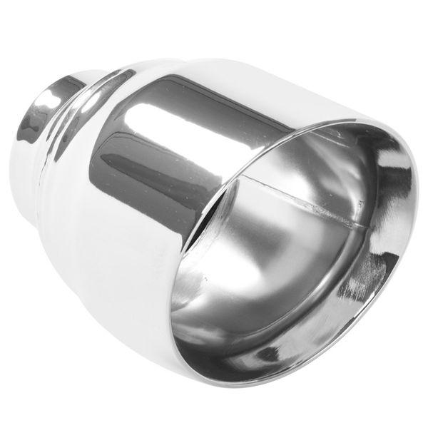 MagnaFlow Tip Stainless Double Wall Round Single Outlet Polished 4.5in DIA 2.5in Inlet 5.75in Length mag35224 WO店
