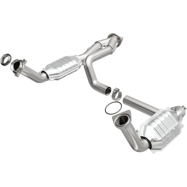 MagnaFlow Conv DF 02-06 Cadillac Escalade / 02-06 Chevy Avalanche 5.3L Dual Conv Y-Pipe Assembly 2WD mag93419 WO店_1