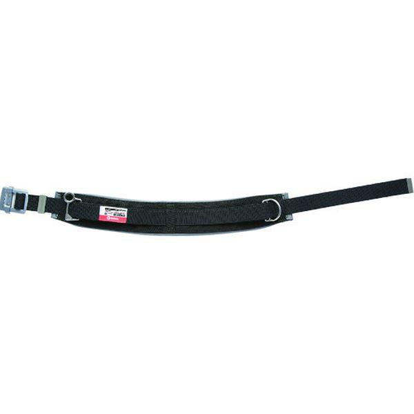MAT100WB ワークポジショニング用ベルト(スライドバックル)黒 D環1個・O付角環1個付 湾曲タイプ MAT100WB-TN WO店