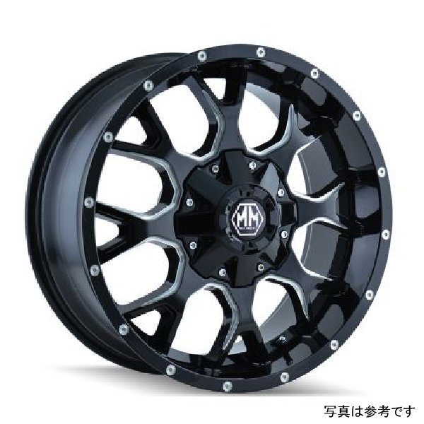 Mayhem 8015 Warrior 20x9 / 6x135 BP / 0mm オフセット / 106mm Hub